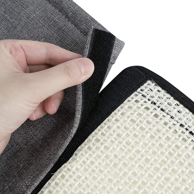 Cat Scratcher Mat Sofa Protector Natural Sisal Cat Scratching Mat Cat Scratch Couch Cover Heavy Duty Couch Guard Easy Installation Scratch Pad for Grinding Claws Protecting Furniture