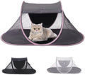 X-ZONE PET Outdoor Cat Tent, Pop Up Cat Playpen, Pet Enclosure Suitable Birds and Small Animals Pink