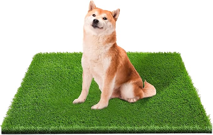 Artificial Grass, Professional Dog Grass Mat, Potty Training Rug and Replacement Turf Outdoor Rug Patio Lawn Decoration, Easy to Clean with Drainage (39.4 x 31.5 inch)