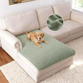 H.VERSAILTEX Non Slip Pet Couch Cover Chenille Dog Bed Protector Thick Soft Sofa Slipcover Pet Friendly Washable Couch Cushion Covers for Pets (40" x 50", Sea Foam)