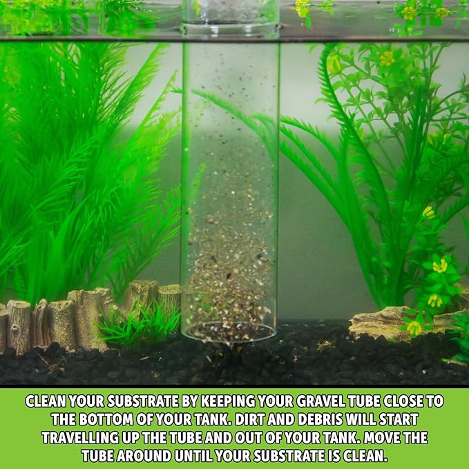 Python No Spill Clean and Fill Aquarium Maintenance System, Gravel Cleaner and Water Changer, 25 Foot