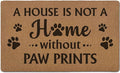 Funny Dog Door Mats, Dog Lovers Mom Dad Gifts Door Mat for Home Outside Entryway, Funny Welcome, Artificial Coir Doormat Rugs for Patio Kitchen Decor, 17x30 Inch