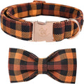 Elegant little tail Dog Collar with Bow, Bowtie Dog Collar, Adjustable Fall Dog Collars for Small Medium Large Dogs