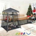 Cat Enclosure Kitten and Tower Tent for Indoor and Outdoor,3 Tier Cage Inside,Outdoor Catio,Portable and Foldable,Two Doors Design; Play Tunnel + Cube(with Three Ways)…