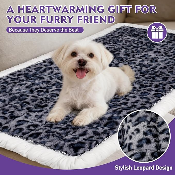 Car Back Seat Mat for Dog 53"x24" Dog Bed for Car Scratch Proof Non Slip Thick Odorless Non Fading Pet Travel Cushion Bed Overlay for Hard Bottom Extender & Cat Rabbit Pet Car Seat Cover Protector