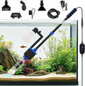 AQQA DC 36W Electric Aquarium Vacuum Gravel Cleaner 6-in-1 Multifunctional Fish Tank Cleaning Kit for Remove Dirt, Change Water, Wash Sand, Turtle Water Shower, Water Circulation with Adjustable Power
