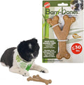 SPOT Bam-Bones Wishbone - Made with Strong Bamboo Fiber, Durable Long Lasting Dog Chew for Light to Moderate Chewers, Great Toy for Adult Dogs & Teething Puppies Under 30lbs, 5.25in, Chicken Flavor