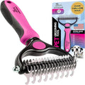 Pat Your Pet Deshedding Dog Brush For Shedding – Cat Brushes For Indoor Cats, Double-Sided Cat Brush Deshedding & Grooming Tool For Long Haired And Short Haired Dogs, Skin-Friendly