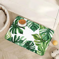 Palm Leaf Pet Feeding Mat,Boho Absorbent Quick-Dry Cat Dog Food and Water Bowl Mats,Non-Slip Rubber Backing Mat,Cat Dog Accessories Supplies 12"x20"