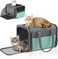 Cat Carrier for Airline Approved: Soft-Sided Cat Carrier Expandable for Small Dogs up to 15LBS - Pet Travel Bag for TSA Approved - Breathable for Airplane Camping Outdoor