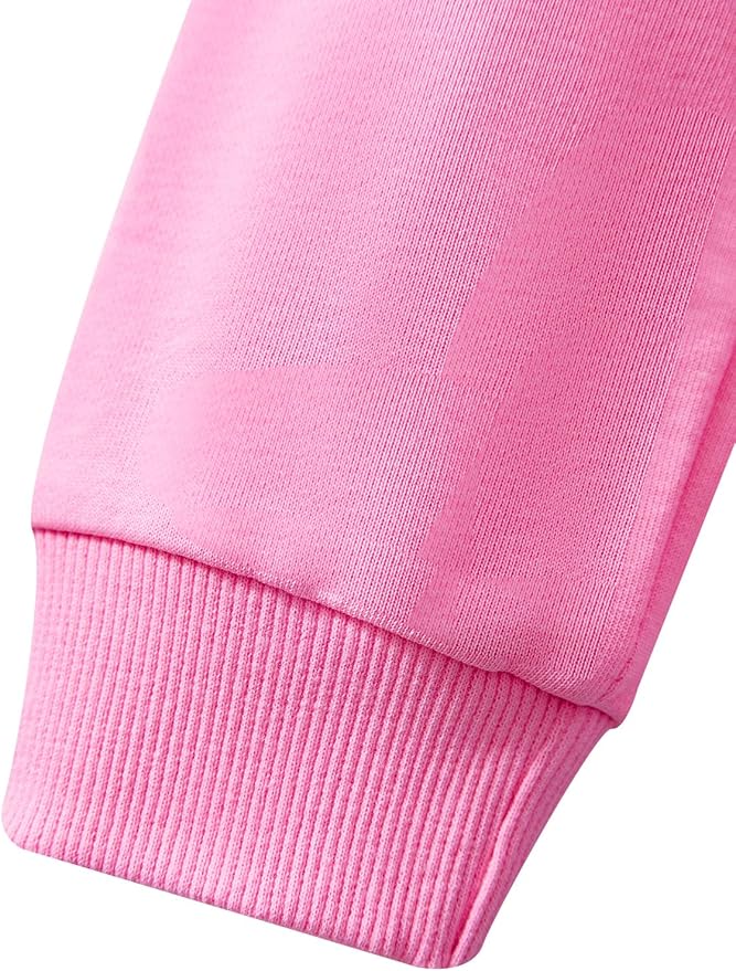 Toddler Baby Girls Cotton Sweater, Long Sleeve Crewneck Sweatshirt Pullover Kids Warm Clothing for Fall Winter