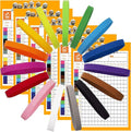 GAMUDA 15Pcs Newborn Puppy Collars, Super Soft Nylon Adjustable Whelping ID Bands, Assorted Colors Litter Identification Set with 6 Record Keeping Charts