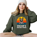 Custom Dog Mom Shirt for Women Pet Ears Sweatshirt with Name Unique Puppy Line Art Cute Dad Hoodie for DogDad Owner Lover