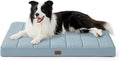 Bedsure Cooling Dog Bed for Crate - Large Comfy Flat Puppy Beds with Removable Washable Cover, Orthopedic Egg Crate Foam Pet Mat, Suitable for Pet Up to 50 lbs