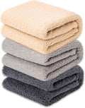 3 Blankets, Dog Cat Pet Blanket, Soft Warm Fleece, for Puppy, Small Dogs or Kitten, Cats, Plush Fuzzy Blanket for Bed, Sofa, Travel (24" x 18", 3/Pack, Beige+Light Gray+Dark Gray)