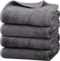 Onarway Dog Blanket Washable for Puppy: 4 Packs Dog Blankets 40”x28” - Fluffy Soft Small Throw for Cat Puppy Kitten Dogs - Fleece Pet Blankets for Bed Sofa Car and Indoor - Purple