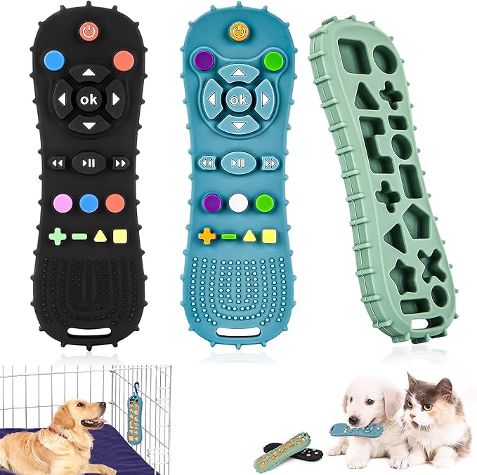 Dog Toys to Keep Them Busy Puppy Teething Toys Dog Chews Dog Products Puppy Toys Dog Chew Toys Dog Teething Toys Dog Toys for Large Dogs Dog Teething Toys Pet Toys for Dogs(Blue)