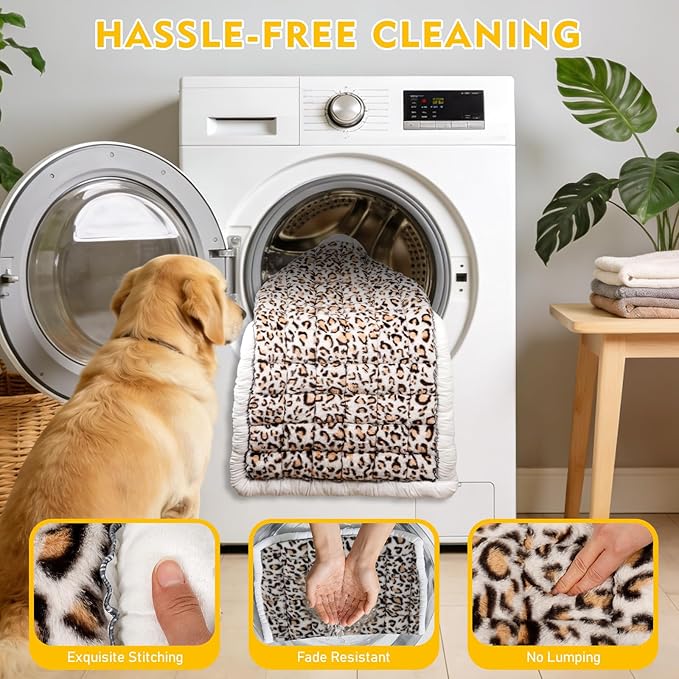 Car Back Seat Mat for Dog 53"x24" Dog Bed for Car Scratch Proof Non Slip Thick Odorless Non Fading Pet Travel Cushion Bed Overlay for Hard Bottom Extender & Cat Rabbit Pet Car Seat Cover Protector