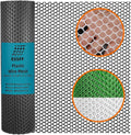 Pet & Garden Safeguard - 15.7IN x 16.4FT Roll - Black Plastic Netting, Multi-Use Decorative Fencing for Poultry, Dogs, Rabbits,Chicken and Snake Barrier