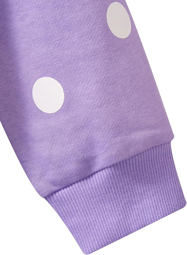 Toddler Baby Girls Cotton Sweater, Long Sleeve Crewneck Sweatshirt Pullover Kids Warm Clothing for Fall Winter