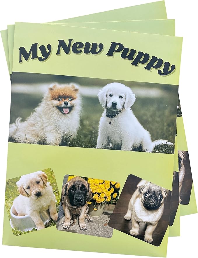 Groomers Margins Puppy Information Folders (10 Pack) - New Puppy Essentials and Dog Health Supplies for Breeders, Veterinarians, and Shelters - A Dog Owner Must Have