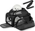17x11x9.5 Alaska Hawaiian Southwest Airline Approved top and 1 Side Expandable pet Carrier for Extra-Small Dog/Small cat up to 5 lbs