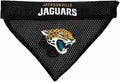 Pets First NFL DOG BANDANA - JACKSONVILLE JAGUARS REVERSIBLE PET BANDANA. 2 Sided Sports Bandana with a PREMIUM Embroidery TEAM LOGO, Small/Medium. - 2 Sizes & 32 NFL Teams available