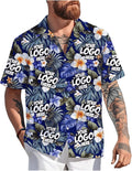Custom Hawaiian Shirt with Face Photo Picture for Men Women Kids Youth Adult, Tropical Personalized Hawaiian Shirts Gift