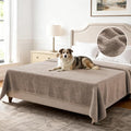 H.VERSAILTEX Non Slip Pet Couch Cover Chenille Dog Bed Protector Thick Soft Sofa Slipcover Pet Friendly Washable Couch Cushion Covers for Pets (68" x 82", Taupe)