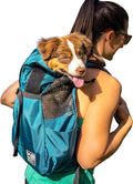 K9 Sport Sack Trainer - Large, Harbor Blue - Ideal for Dogs with 20-22” Back Length - Backpack-Style Training Carrier - Meant for Quick, Non-Strenuous Activities