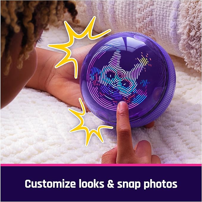 BITZEE, Hamster Ball Interactive Toy Hamster with Over 20 Hamsters Inside, Great for Easter Gifts, Digital Pet Rolls & Reacts to Touch