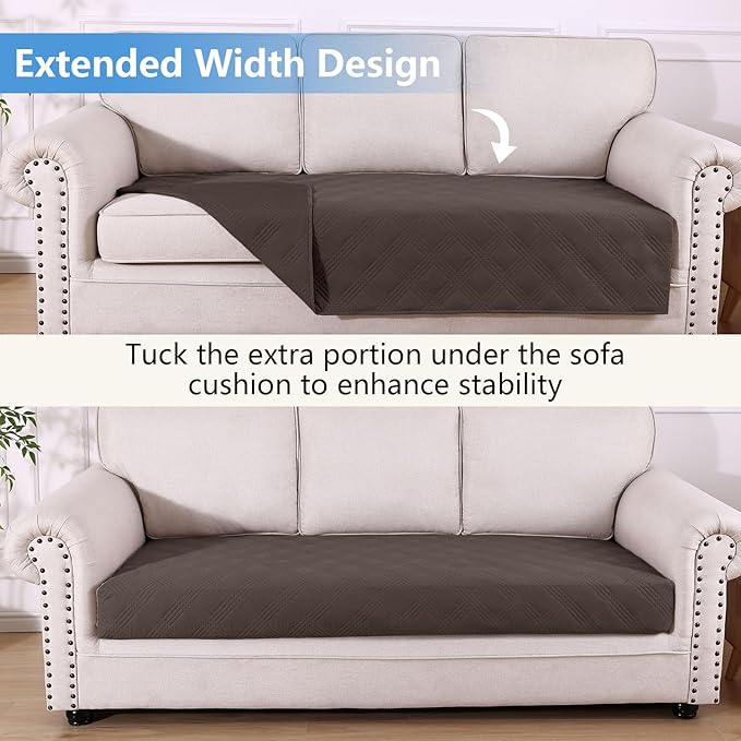 hyha Waterproof Dog Blanket, Reversible Pet Bed Blanket, Soft Sofa Couch Cover for Dogs Washable, Waterproof Pet Couch Covers for Sofa Puppy Cats Furniture Protector(40"x80", Chocolate/Chocolate)