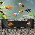 Shrimp Cave Aquarium Tunnel, Aquarium Decor Habitat Decoration, Black Plastic, Modern, Corydora Catfish, Kuhli Loach, Clown Cory Shrimp, Fish, 0.5"D x 2.5"W x 1.5"H
