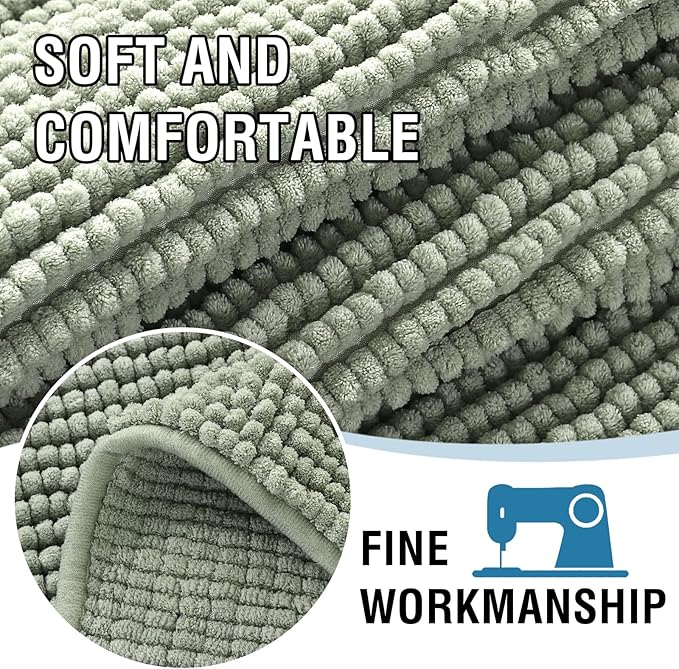 H.VERSAILTEX Plush Chenille Dog Bed Cover Thick Soft Sofa Cover for 3 Cushion Couch Anti Slip Couch Cover Furniture Protector for Dog, Pet, Cat (35" x 82", Sea Foam)