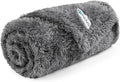 PetAmi Dog Blanket for Small Dogs Grey, Fluffy Soft Puppy Blanket, Sherpa Fleece Cat Blanket for Kitten Doggie, Calming Pet Blanket Throw for Couch Sofa Bed Washable, Small 24x32