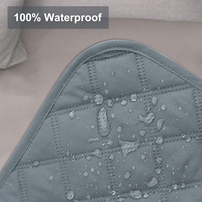 Comsmart Waterproof Couch Cover Dog Cat Blanket, Anti-Slip Liquid Urinary Proof Furniture Blanket, Reversible Pet Blanket Protector for Couch Sofa Bed Car Floor, 82 * 82 in
