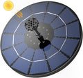 AISITIN Solar Fountain with 3.5 W Solar Panel, 1500 mAh Battery - 6 Effects for Pool, Fish Pond, Bird Bath, Garden