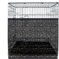 Large Bird Cage Net Cover, Bird Cage Seed Catcher, Universal Adjustable Bird Cage Skirt Cover Birdcage Nylon Seed Mesh Net Cover for Round Square Cages