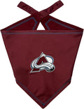 Pets First NHL Colorado Avalanche TIE Bandana, Size Large/X-Large. Dog Bandana Scarf Bib for Pet Cat Dog. The Ultimate Game-Day, Party Bandana
