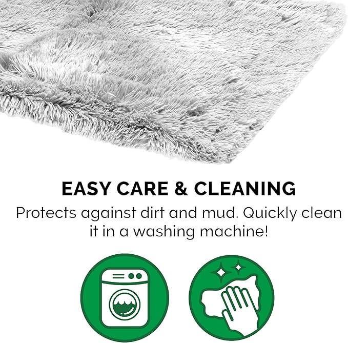 FurHaven Waterproof Throw Blanket For Dogs & Indoor Cats, Reversible Protective Pet Blanket, Extra Large, Long Faux Fur & Velvet, Mist Gray