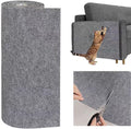 SHENGOCASE 157.5"x15.8" Trimmable Self-Adhesive Carpet Mat Pad Replacement for Cat Tree Shelf Shelves, Cat Wall Furniture Steps, Carpet Scratching Post Scratcher Couch Protector (Light Grey)