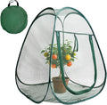 1PC Mesh Plant Protector Tent from Animals, 28X28X32Inch Pop Up Garden Netting Cover Large Green Crop Cage Plant Protection Tent to Protect Outdoor Potted Plants Flowers Fruits from Deer Birds Cat