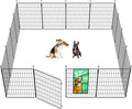 FXW MiniPaws Unleashed Dog Playpen, Expandable & Portable Design for Yard, RV Camping and Indoor Use, for Small and Medium Dogs, 32-inch 16 Panels