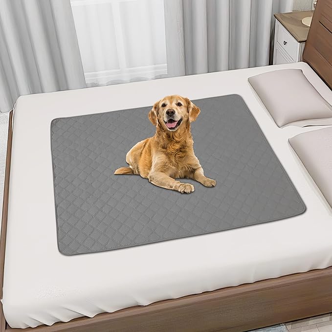 Easy-Going 100% Waterproof Dog Bed Cover, Non-Slip Pet Blanket for Furniture, Washable Couch Cover, Repleasement Sofa Cover (30X70 in, Grey)