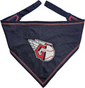 Pets First MLB Cleveland Guardians TIE Bandana, Large/X-Large. Dog Bandana Scarf Bib for Pet Cat Dog. The Ultimate Game-Day, Party Bandanna, Birthday Event