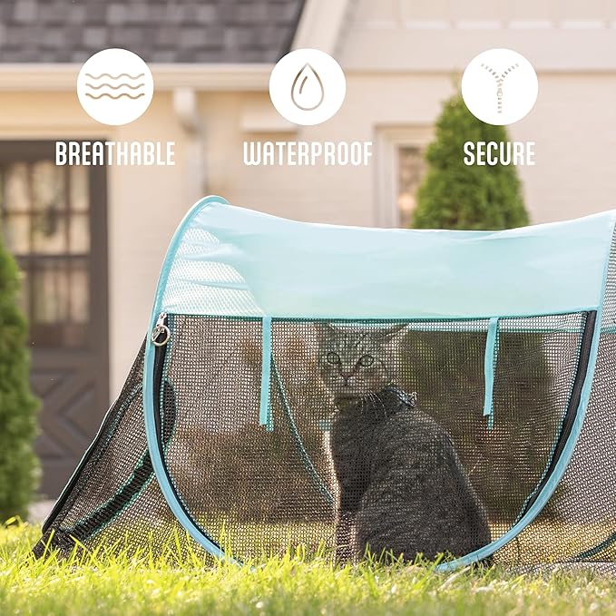 Kitty City Outdoor Catio Furniture and Play Kits for Cats, Play Tent