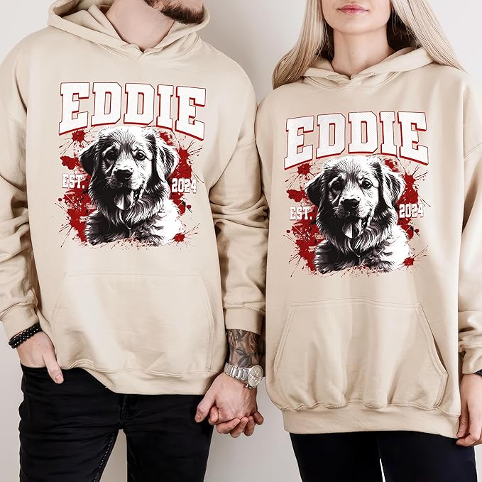 Mit & Mia Custom Your Own Bootleg Rap Shirts for Boyfriend Girlfriend Face Shirt with Photo Gift for Him Her Pet Lovers