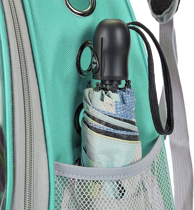 Cat Bubble Backpack Carrier for Small Medium Dogs Cats Carrying Bag, Airline Approved Pet Travel Carrying Bag Dog Hiking Walking Outdoor Backpack (Green)