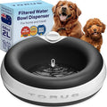 Filtered Portable Dog Water Dispenser [Upgraded 2026], 2L / 68oz, Automatic Pet Water Dispenser Noise-Free No Spill Water Bowl for Dogs, No Power Needed, Ideal for Medium & Large Pets