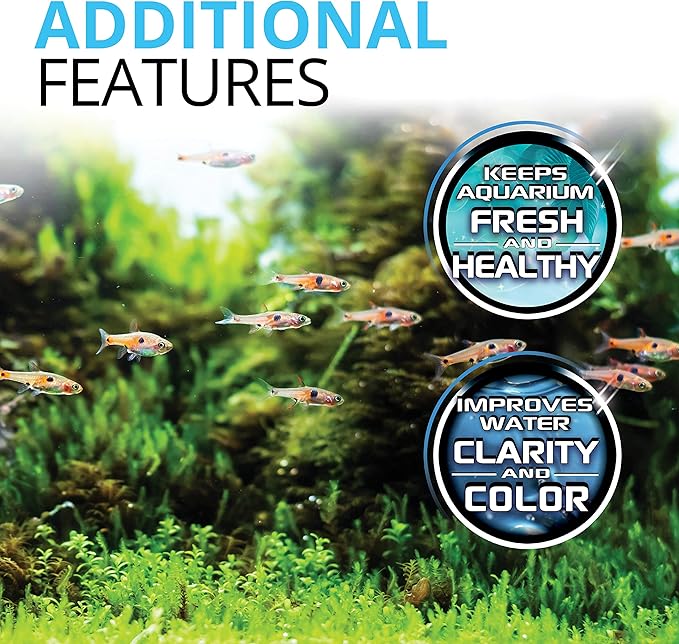 Fluval Carbon Filter Media for Aquariums, Premium Bituminous Carbon Inserts, 100-gram Nylon Bags, 3 Count (Pack of 1), A1440